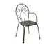 emu 931 Caprera Stacking Armchair w/ Steel Design Pattern Back - Outdoor/Indoor 1 image