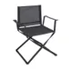 emu 974 Aluminum Ciak Folding Armchair w/ Textilene Fabric Back & Seat - Outdoor / Indoor  1 image