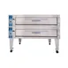 Bakers Pride EP-2-8-5736 74" Double Deck Electric Pizza Oven 1 image