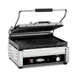 Serv-Ware EPG-100GG Single Sandwich Panini Grill w/ 13" x 9" Grooved Plates, 120V 1 image