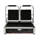 Serv-Ware EPG-200GG Double Sandwich Panini Grill w/ 18" x 9" Grooved Plates, 120V 1 image