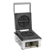 Equipex GES75 Single Classic Belgian Waffle Baker, Cast Iron Plates- Heavy Duty Top Plate 1 image