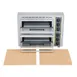 Equipex PZ-430D 26" Double Deck Sodir Countertop Pizza Oven, Fire Brick Stone, Electric 3 image