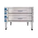 Bakers Pride ER-2-12-5736 74" Electric Bake/Roast 2-Deck Oven w/ Infinite Controls, 140°F - 550°F 1 image
