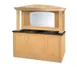 FWE ES-PSC-8 Executive Series-96" Portable Back Bar-Maple Wood Front 1 image