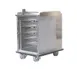 FWE ETC-1520-14 Stainless Steel 14 Tray Mobile Patient Meal Delivery Cart 1 image