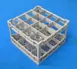 Eurodib CC00125 16" Full Size Lamber Dishwasher Glass Rack with 16 Compartment 1 image