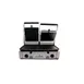 Eurodib PDL3000220 20" Double Panini Sandwich Grill w/ Cast Iron Grooved & Smooth Plates, 208-240V 1 image