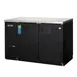 Everest EBB48-24 49" Two Section Back Bar Cooler with Solid Door, 13.0 cu. ft. 1 image