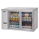 Everest EBB59G-SD-SS 57" Two Section Back Bar Cooler with Glass Door, 17.0 cu. ft. 1 image