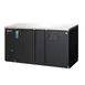 Everest EBB69 68" Two Section Back Bar Cooler with Solid Door, 24.0 cu. ft. 1 image