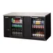 Everest EBB69G-24 68" Two Section Back Bar Cooler with Glass Door, 20.0 cu. ft. 1 image