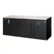 Everest EBB90-24 89" Three Section Back Bar Cooler with Solid Door, 28.0 cu. ft. 1 image
