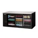 Everest EBB90G-SD 89" Three Section Back Bar Cooler with Glass Door, 28.0 cu. ft. 1 image