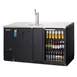 Everest EBD3-BBG-24 68" Back Bar & Direct Draw Keg Refrigerator Combo 1 image
