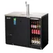 Everest EBDS2-BBG-24 49" Back Bar & Direct Draw Keg Refrigerator Combo, 1 Keg 1 image