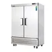 Everest EBR2 54" 2-Section Reach-In Refrigerator w/ 2 Solid Full Doors, Bottom Mount, Stainless Steel, 50 cu. ft. 1 image