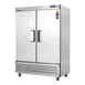 Everest Refrigeration EBSF2 49-5/8" 2-Solid Door Reach-In Freezer, Bottom Mounted, 48 cu. ft., Stainless Steel Front 1 image