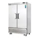 Everest EBSR2 49" 2-Section Reach-In Refrigerator w/ 2 Solid Full Doors, Bottom Mount, Stainless Steel, 48 cu. ft. 1 image