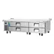 Everest ECB82-86D4 86" 2- Section Refrigerated Chef Base w/ Heavy Duty 4 Drawers 1 image