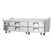 Everest ECB82D4 82" 2- Section Refrigerated Chef Base w/ Heavy Duty 4 Drawers 1 image