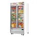 Everest EMGF36 41" 2 Glass Door Freezer Merchandiser in White, 36 cu. ft. 1 image