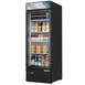 Everest EMGR10B 24" One Door Merchandiser Refrigerator, Black Exterior, 10 cu. ft. 1 image