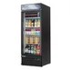 Everest EMGR24B 28" One Door Merchandiser Refrigerator, Black Exterior, 25 cu. Ft 1 image