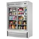 Everest EMGR48-SS 53" Two Door Merchandiser Refrigerator, Stainless Steel Exterior, 48 cu. ft. 1 image