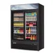 Everest EMGR48B 53" Two Door Merchandiser Refrigerator, Black Exterior, 48 cu. ft. 1 image