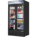 Everest EMSGR33B 39" Two Glass Door Merchandiser Refrigerator in Black, 36 cu. ft. 1 image
