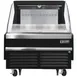 Everest EOMH-36-B-35-S 37" Horizontal Open Air Merchandiser in Black, Deck Only, Open Curved, 5.6 cu. ft. 1 image
