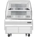 Everest EOMH-36-W-35-T 37" Horizontal Open Air Merchandiser in White, 1 Shelf, Open Curved, 7.4 cu. ft. 1 image