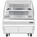 Everest EOMH-48-W-35-T 48" Horizontal Open Air Merchandiser in White, 1 Shelf, Open Curved, 9.7 cu. ft. 1 image