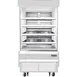 Everest EOMV-36-W-28-T 37" Vertical Open Air Merchandiser in White, High Profile, 4 Shelves, 12.8 cu. ft. 1 image