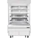 Everest EOMV-48-W-28-T 48" Vertical Open Air Merchandiser in White, High Profile, 4 Shelves, 16.8 cu. ft. 1 image
