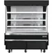 Everest EOMV-60-B-28-S 60" Vertical Open Air Merchandiser in Black, High Profile, 3 Shelves, 15.4 cu. ft. 1 image