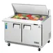 Everest EPBR2 47" Two Section Mega Top Sandwich/Salad Prep Table w/ 2 Doors, 18 Pans 1 image