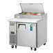 Everest EPPR1 35" 1-Section Refrigerated Pizza Prep Table w/ 1 Door, (4) 1/3 Size Pans 1 image
