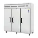 Everest Refrigeration ESF3 74.75" 3-Solid Door Reach-In Freezer, Top Mounted, 71 cu. ft., Stainless Steel 1 image