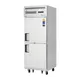 Everest Refrigeration ESFH2 29" 2-Half Solid Door Reach-In Freezer, Top Mounted, 23 cu. ft. 1 image