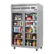 Everest ESGR2 49" 2-Section Reach-In Refrigerator w/ 2 Glass Full Doors, Top Mount, Stainless Steel, 48 cu. ft. 1 image