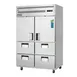 Everest ESR2D4 49" 2-Section Reach-In Refrigerator w/ 2 Solid Half Doors and 4 Drawers, Top Mount, Stainless Steel, 48 cu. ft. 1 image