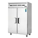 Everest ESRF2A 49" 2 Section Reach-In Refrigerator Freezer Combo w/ 2 Solid Doors, Top Mount 1 image
