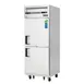 Everest ESRFH2 29" 1-Section Reach-In Refrigerator Freezer Combo w/ 2 Half Solid Doors, Top Mount 1 image