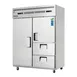 Everest ESWQ2D2 59" 2-Section Reach-In Refrigerator Freezer Combo, 1 Full /1 Half Solid Doors & 2 Drawers, 39.0 (R) & 13.0 (F) cu. ft. 1 image