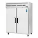 Everest ESWR2 59" 2-Section Reach-In Refrigerator w/ 2 Solid Full Doors, Top Mount, Stainless Steel, 55 cu. ft. 1 image