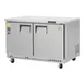 Everest ETBF2 48" 2-Door Undercounter Freezer, Stainless Steel, Front Breathing, 14 cu. ft. 1 image