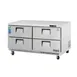 Everest ETBWR2-D4 59" 4-Drawer Undercounter Refrigerator, Steel Finish, Breathing, 18 Cu Ft 1 image