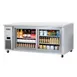 Everest ETGWR2 71" Two Section Undercounter Refrigerator w/ 2 Sliding Glass Doors, 22 cu. ft. 1 image